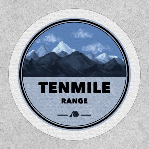 Tenmile Range Colorado Camping Patch