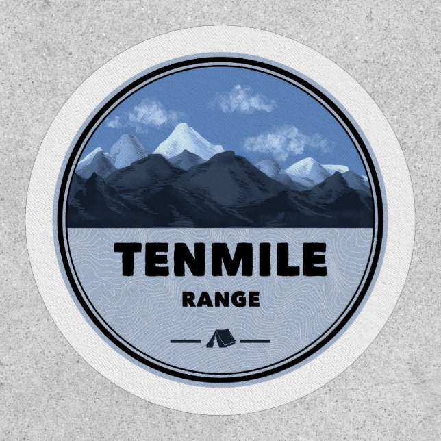 Tenmile Range Colorado Camping Patch (Front)