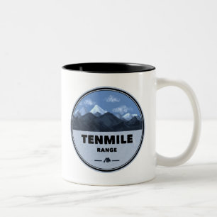 Tenmile Range Colorado Camping Two-Tone Coffee Mug