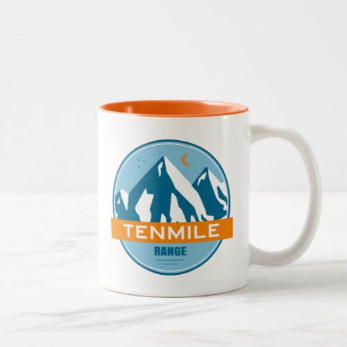 Tenmile Range Colorado Two_Tone Coffee Mug