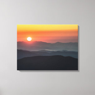 Tennant Mt, Graveyard Fields area, sunrise Canvas Print