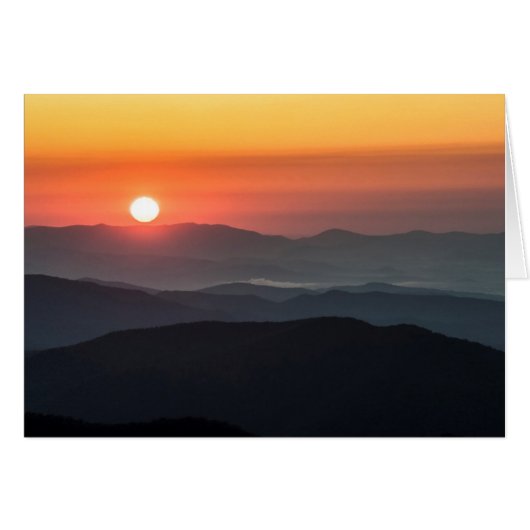 Tennant Mt, Graveyard Fields area, sunrise Cards (Front Horizontal)