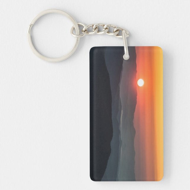 Tennant Mt, Graveyard Fields area, sunrise Keychain (Front)