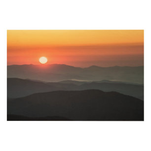 Tennant Mt, Graveyard Fields area, sunrise Wood Wall Art