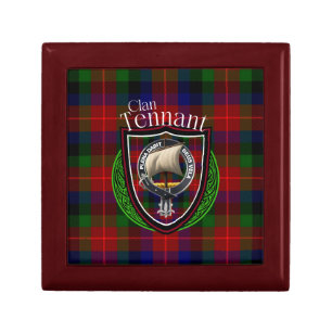 Tennant Scottish Clan Tartan & Crest Gift Box