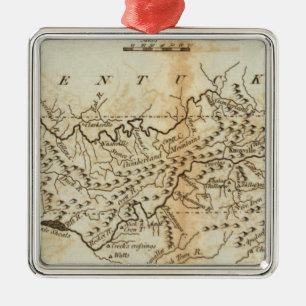 Tennassee lately the Southwestern Territory Metal Ornament