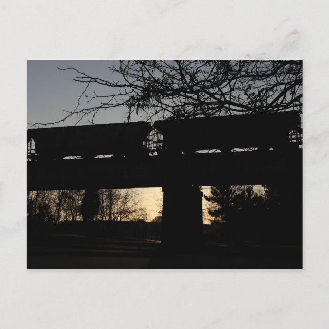 TennBridge Gondola Cars Postcard (Front)