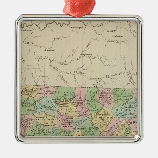 Tennessee 4 metal ornament (Front)