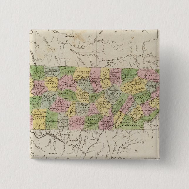 Tennessee 4 pinback button (Front)