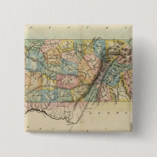 Tennessee 5 pinback button (Front)