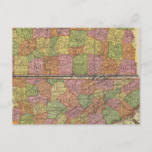 Tennessee 5 postcard