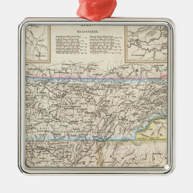 Tennessee 6 metal ornament (Front)