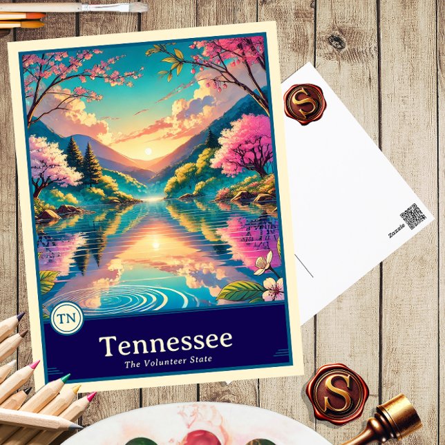 Tennessee | Anime Style Cel Shaded Postcard (Creator Uploaded)