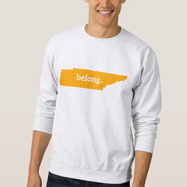 Tennessee Belong State Map Sweatshirt (Front)