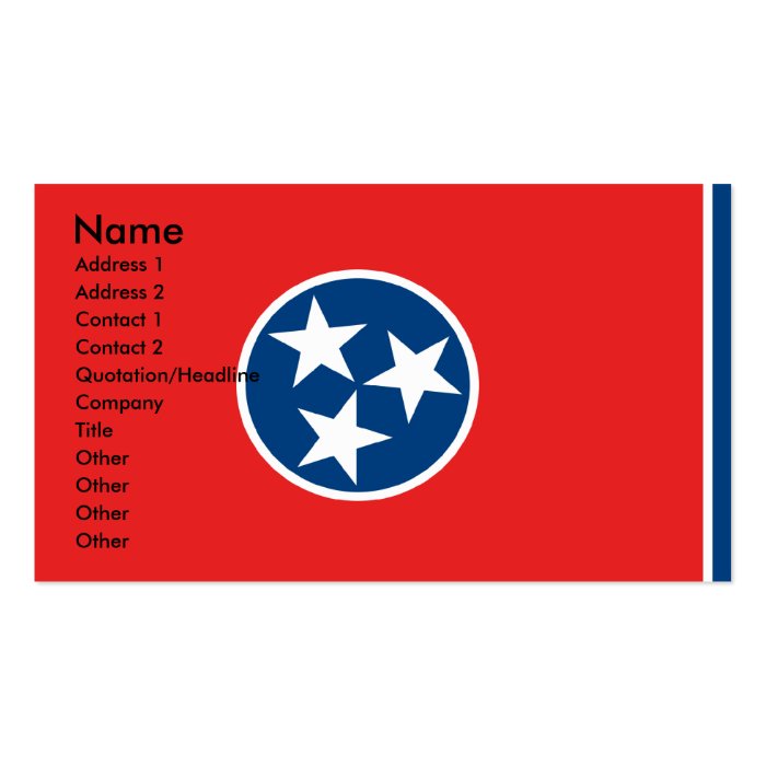 TENNESSEE Business Cards