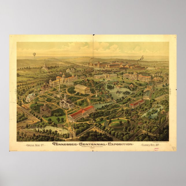 Tennessee Centennial Exposition, Nashville (1897) Poster (Front)