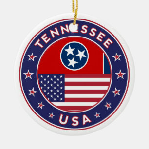 Tennessee Ceramic Ornament