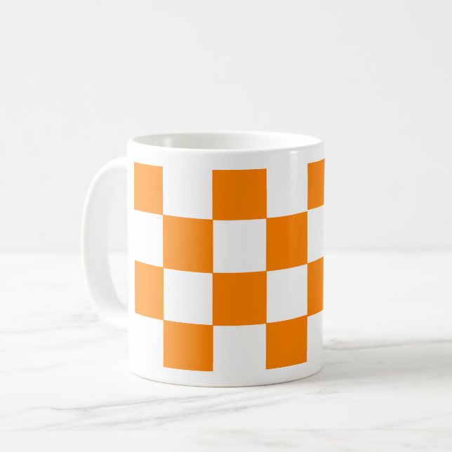 Tennessee checkerboard coffee mug (Front Left)