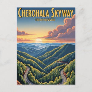 Tennessee Cherohala Skyway Souvenir Postcard
