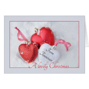 Tennessee Christmas Card, state specific Cards