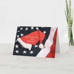 Tennessee Christmas Card, state specific Holiday Card