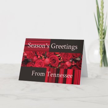 Tennessee  Christmas Card  State Specific Holiday Card by PortoSabbiaNatale at Zazzle