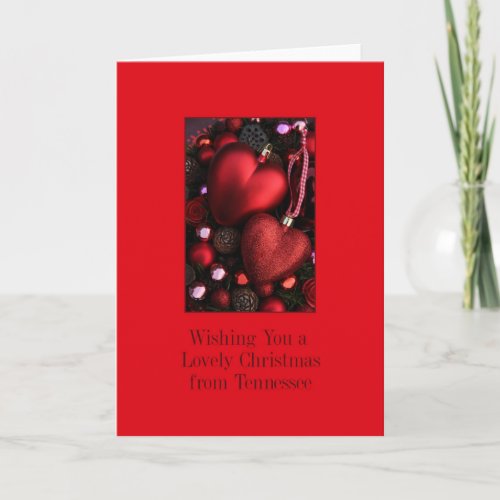 Tennessee  Christmas Card state specific Holiday Card