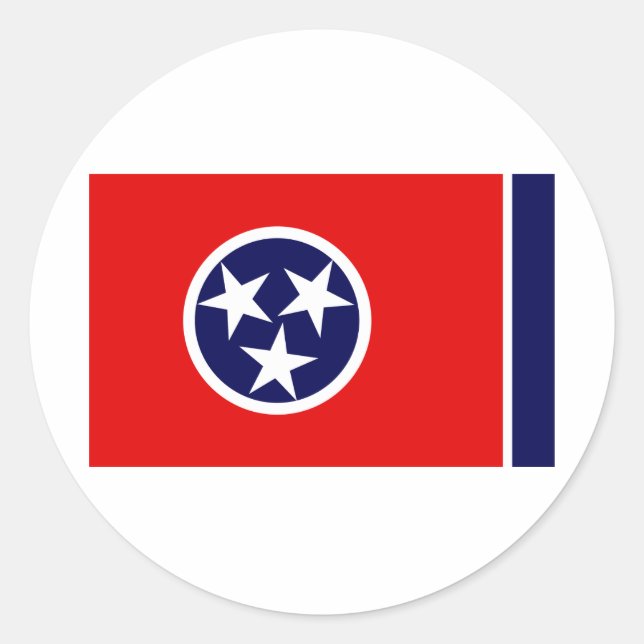 TENNESSEE CLASSIC ROUND STICKER (Front)