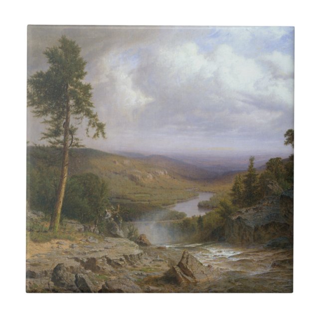 Tennessee Country Landscape Ceramic Tile (Front)