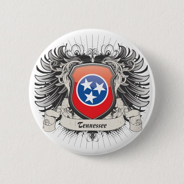 Tennessee Crest Pinback Button (Front)