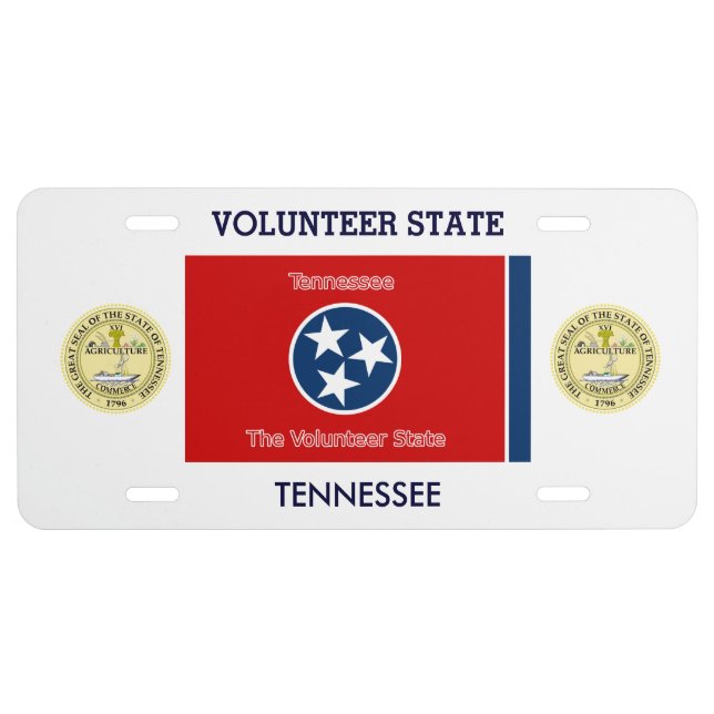 Tennessee Custom Front License Plate (Front)