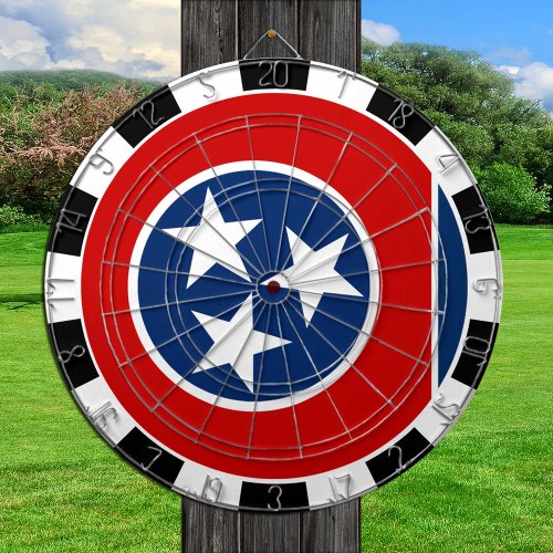 Tennessee Dartboard  Tennessee Flag  game board