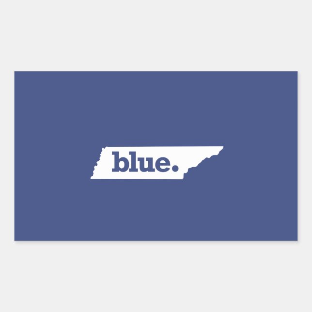 Tennessee Democrat Rectangular Sticker (Front)