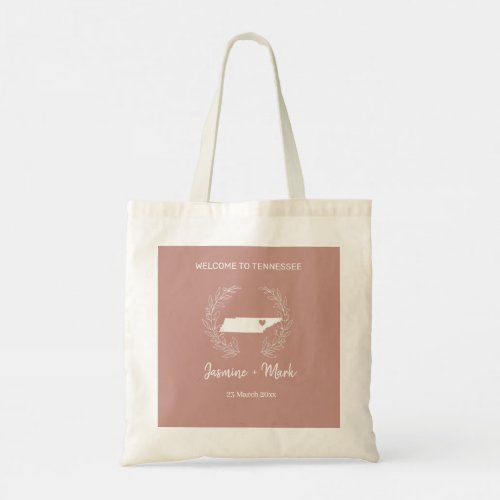 Tennessee Destination Wedding Welcome    Tote Bag