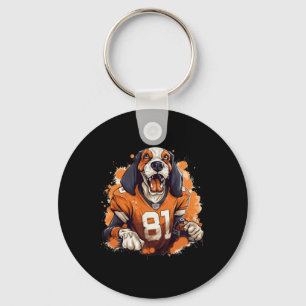 Tennessee Dog Sport Lovers Tennessee Tri Stars Keychain