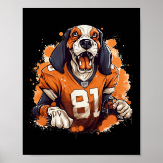 Tennessee Dog Sport Lovers Tennessee Tri Stars Poster