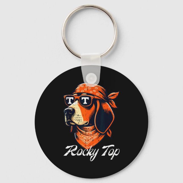 Tennessee Dog Women Kids Boys Girls Youth Men Teen Keychain (Front)