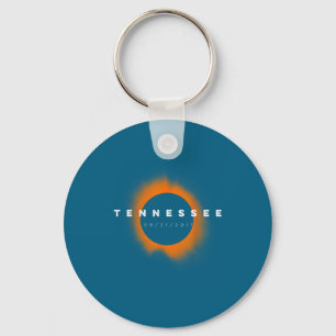 Tennessee Eclipse Tshirts Total Solar Illustration Keychain