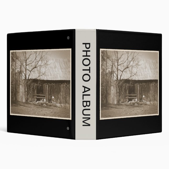 Tennessee Farm Old Barn 3 Ring Binder (Background)