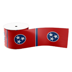 Tennessee Flag & America States USA travel/sports Grosgrain Ribbon
