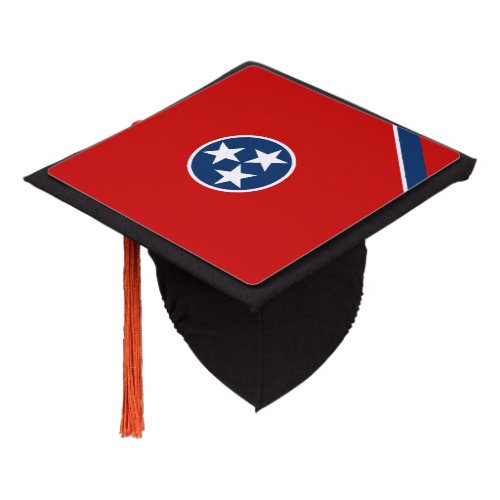 Tennessee flag American state flag Graduation Cap