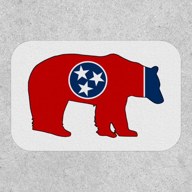 Tennessee Flag Bear Patch (Front)