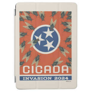 Tennessee Flag Cicada Invasion iPad Air Cover