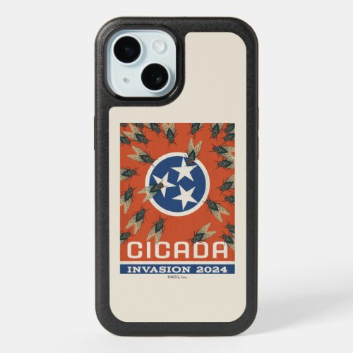 Tennessee Flag Cicada Invasion iPhone 15 Case