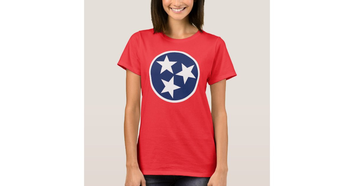 Tennessee Flag Emblem T-Shirt | Zazzle
