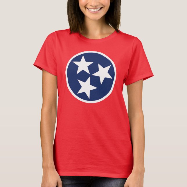 Tennessee Flag Emblem T-Shirt (Front)