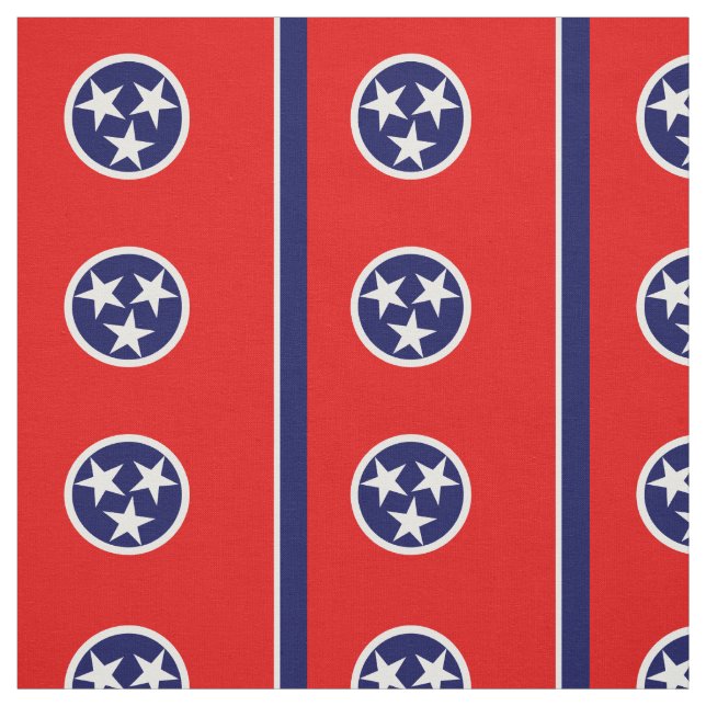 TENNESSEE Flag Fabric (Swatch)