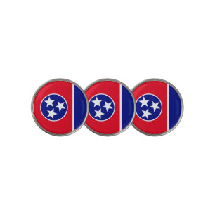 Tennessee flag golf ball marker