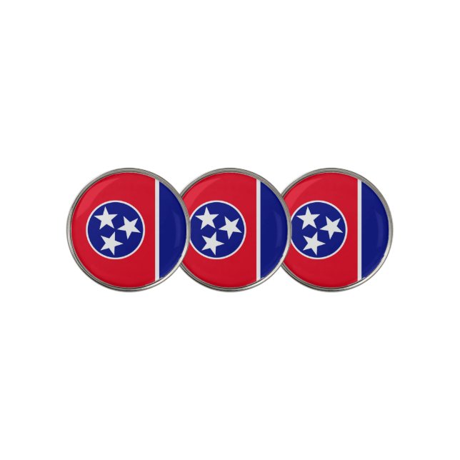 Tennessee flag golf ball marker (3 Up)