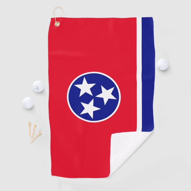 Tennessee flag golf towel (InSitu)